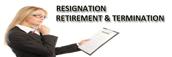 Resignation Retirement Termination in Organization - HR Helpboard