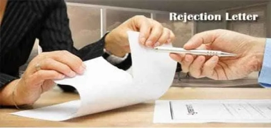 Rejection Letter by HR Help Board