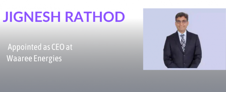 Waaree Energies Appoints Jignesh Rathod as CEO